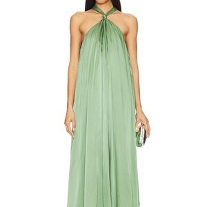 Huppsala Maxi Dress in Komi Green